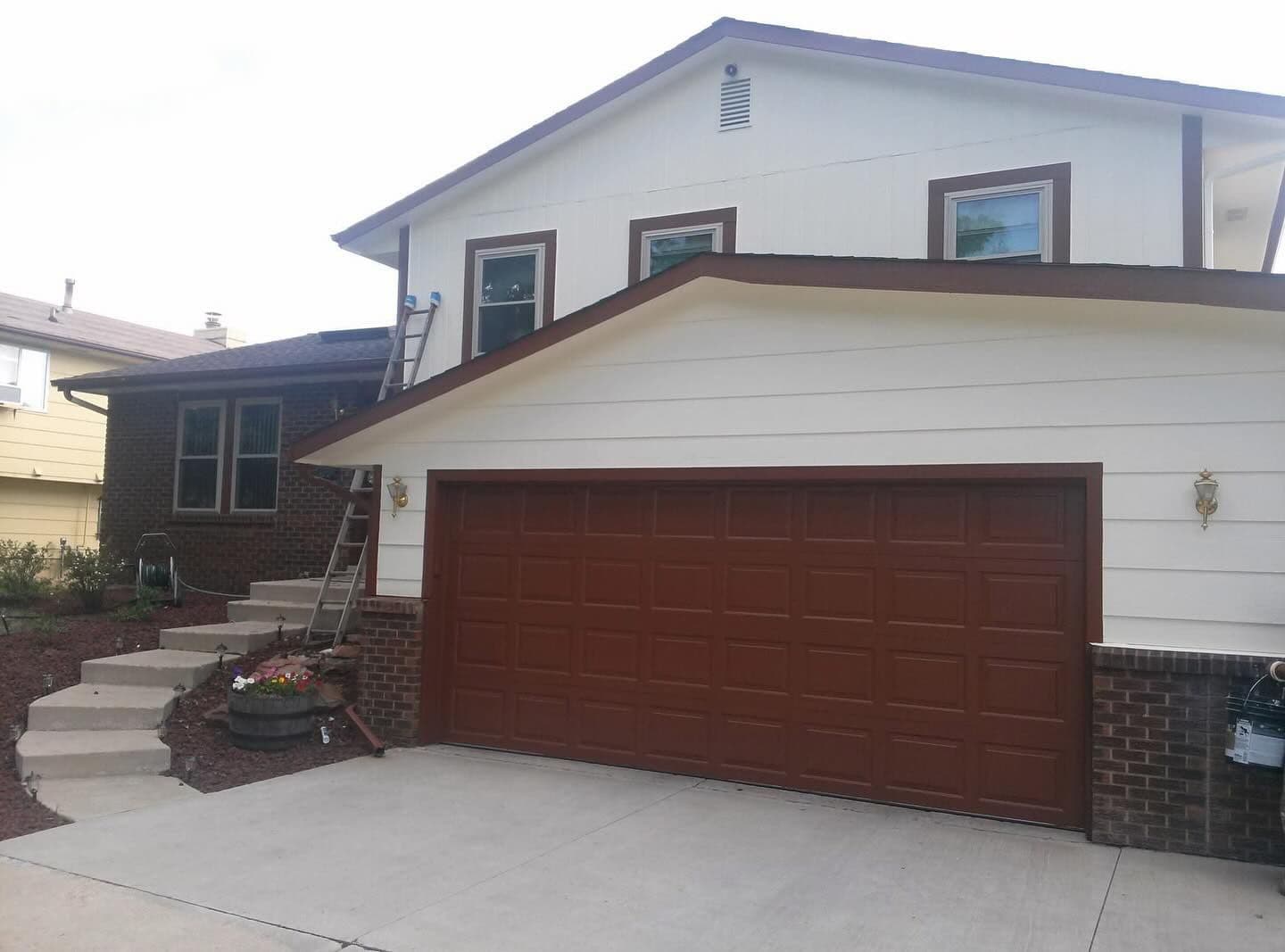 Exterior painting project completed by Carroll Painting